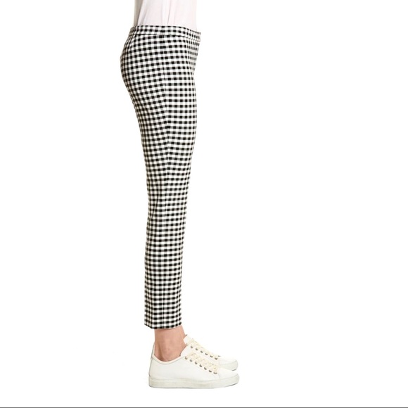 Theory Classic Skinny Pant Viscose Gingham, NWT - Picture 3 of 10